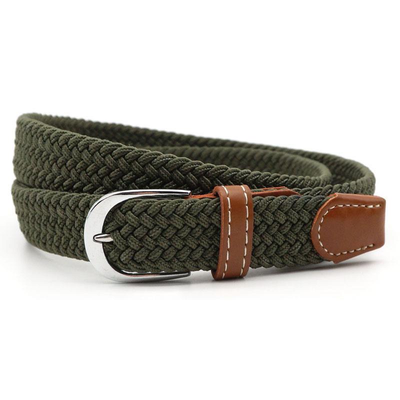 Cinto Elástico Respirável com Design Sem Furos e Colocação Ajustável do Botão
