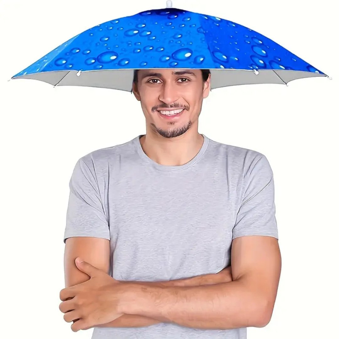 ShadeMate Umbrella Hat With UV Protection For Sun And Rain Everyday Use