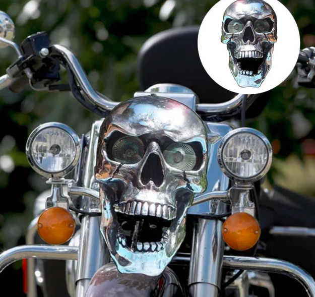 Luz de calavera para motocicletas, LED brillante para conducción nocturna y presencia audaz en la carretera