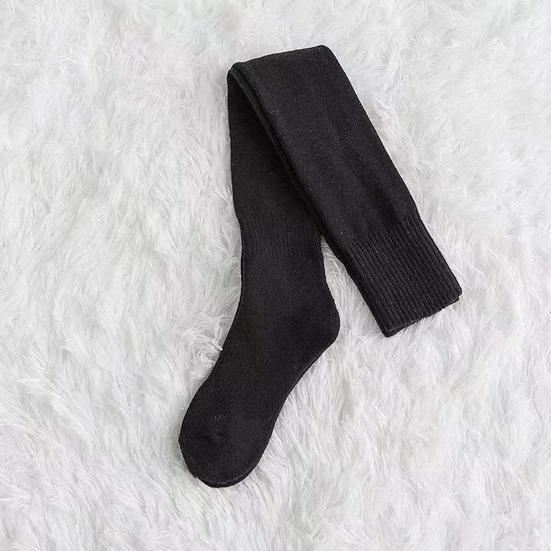 Cozy Over-The-Knee Wool Stockings For Women And Girls
