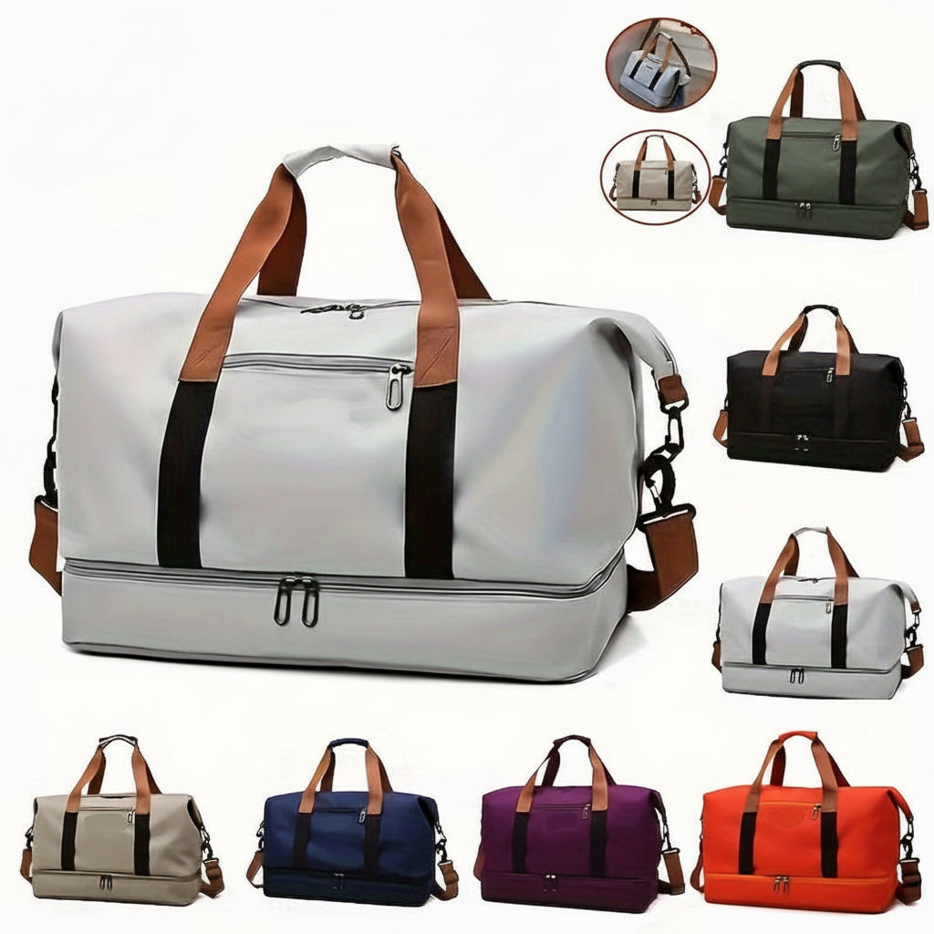 Voyara Wet and Dry Travel Tote for On the Go Organization