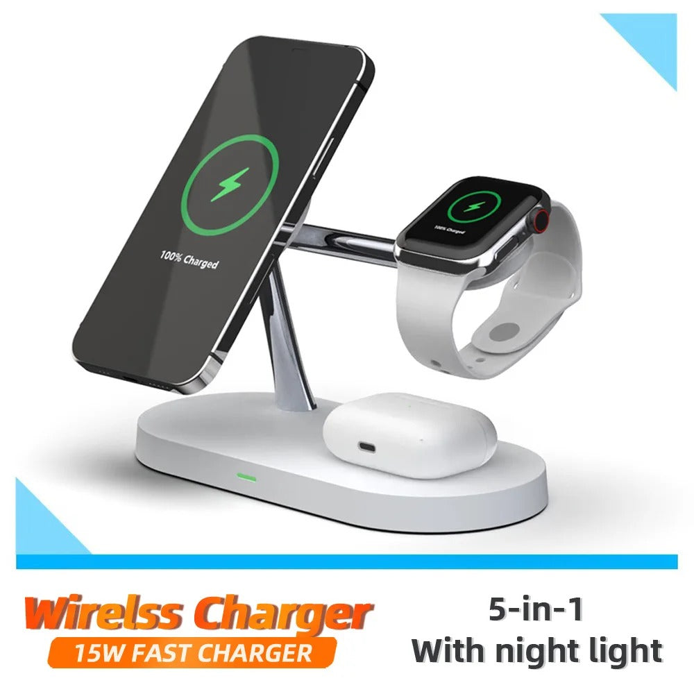 NovaHalo MagSafe 5-In-1 Night Light Charging Dock Hub