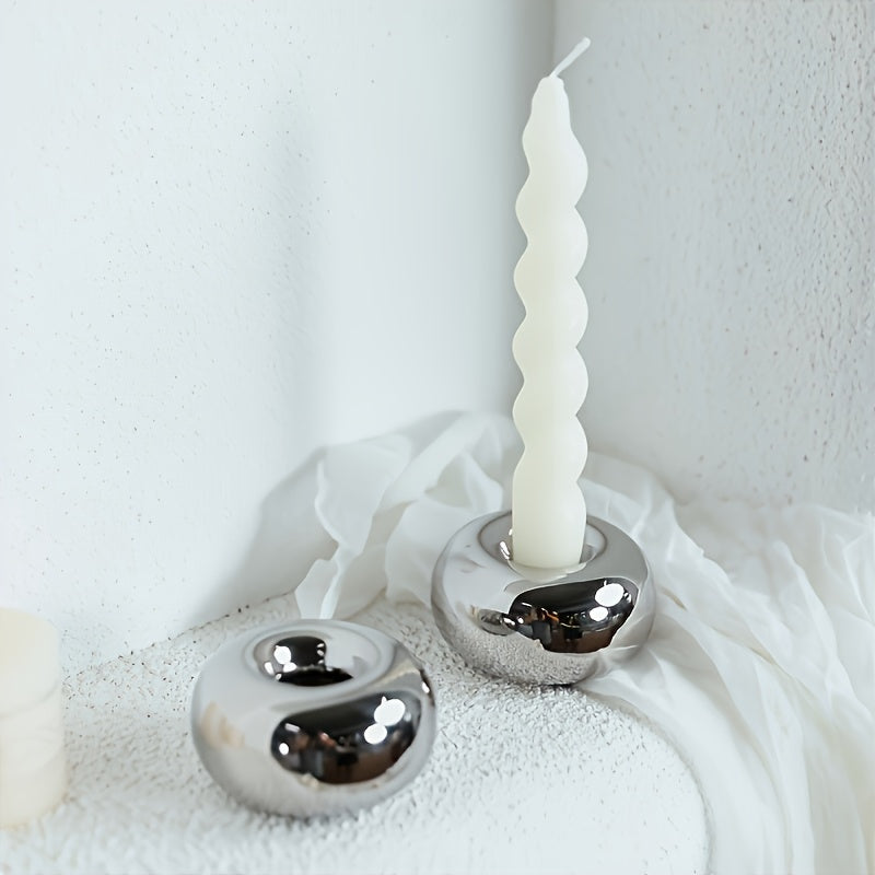 Auragleam Disk Tealight Holder Ceramic Stand For Decor