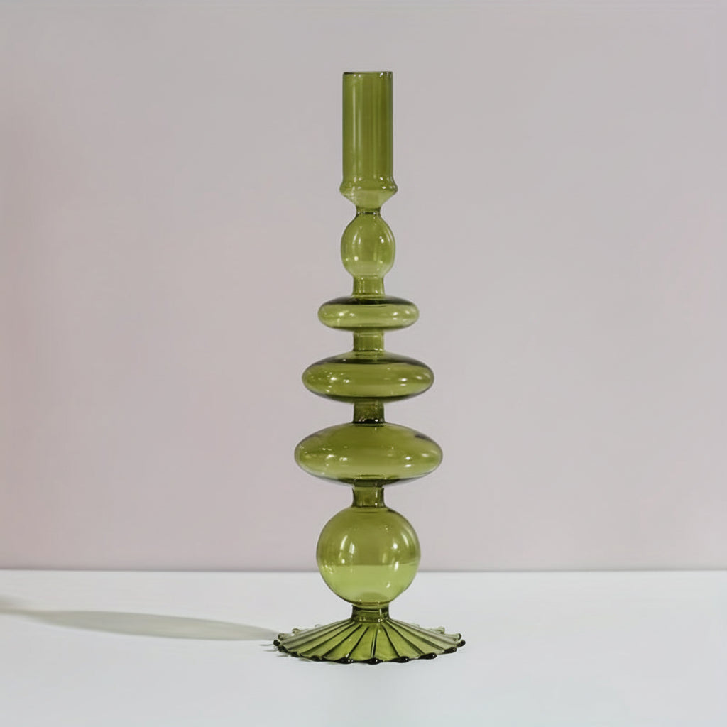 Auravine Glasvase und Kerzenhalter Elegantes Dekorationsstück