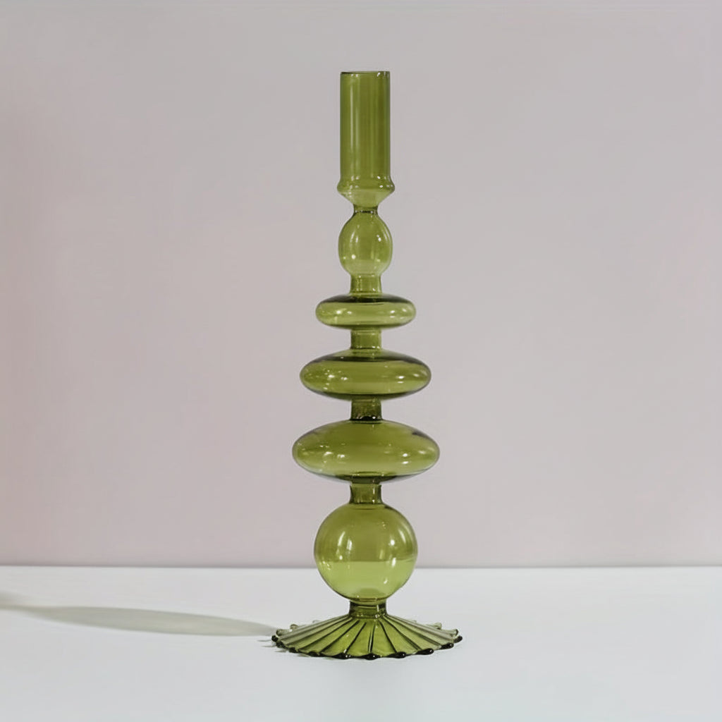Auravine Glasvase und Kerzenhalter Elegantes Dekorationsstück