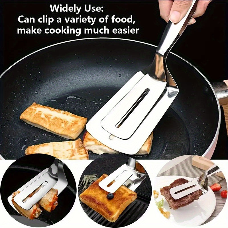 Steakclip tang i rustfrit stål med spatelkontrol
