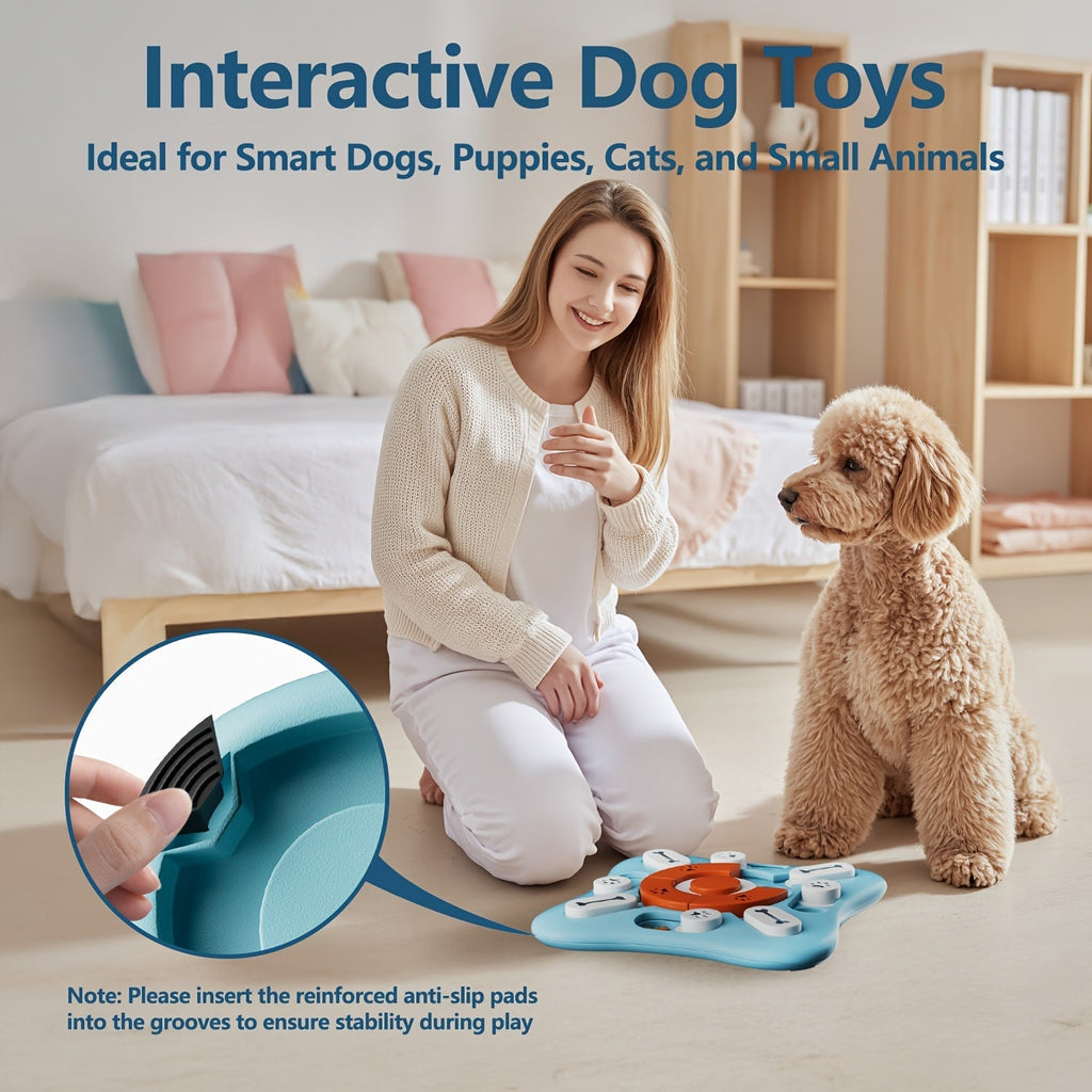 BrainFetch Puzzle Interactivo Alimentador Lento para Perros con IQ