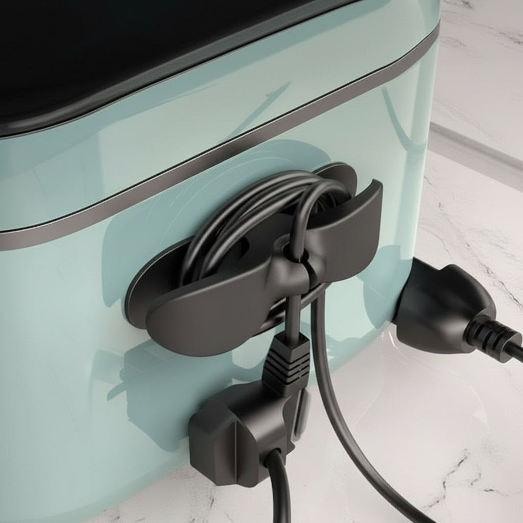 Suporte de Cabos CableNest para Cozinha para Liquidificador, Torradeira e Mais - Fixação Forte