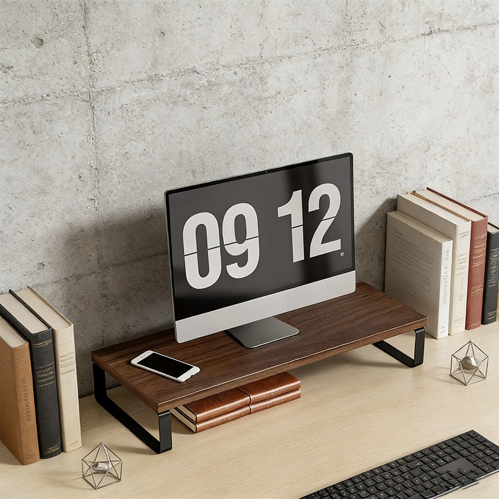 Ecostand Houten Opvouwbare Laptop- en Tablethouder voor Ergonomisch Bureauontwerp