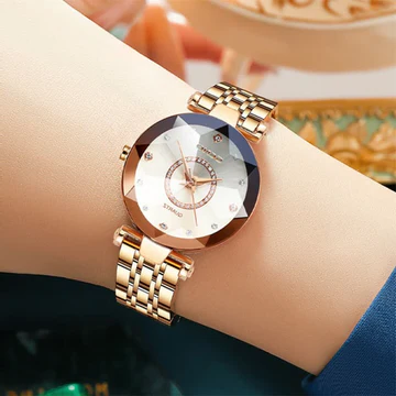 Celestia From LumaAstra Ladies Stainless Steel Watch With Sunburst Dial