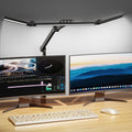 Prismalux Three-Head Clampable Led Desk Lamp for Workspaces
