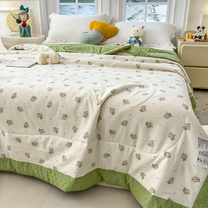 Trapunta estiva traspirante Bloomcool con design floreale leggero per il comfort del sonno