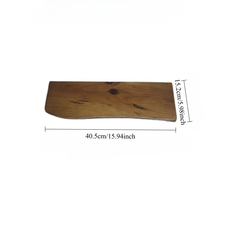 Bohoraft Regal Handgefertigtes schwebendes Holzdisplay für Zuhause