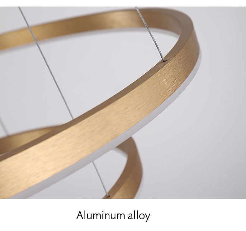 Aurelia Ring Lamp With Adjustable Aluminum And Acrylic Design, 12,500 Lumens