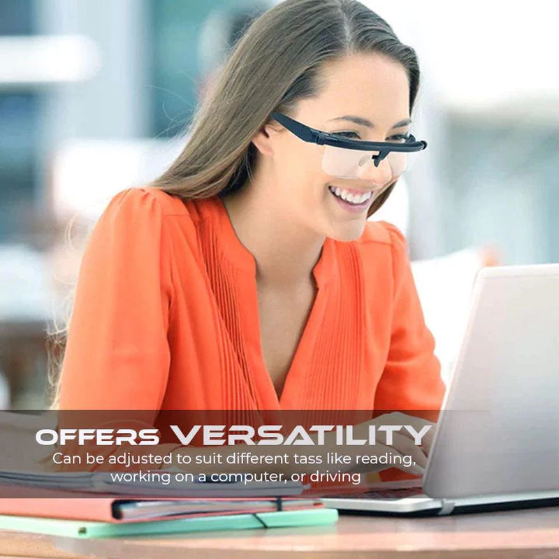 VisionShift Adjustable Focus Glasses For Everyday Reading And Vision Clarity
