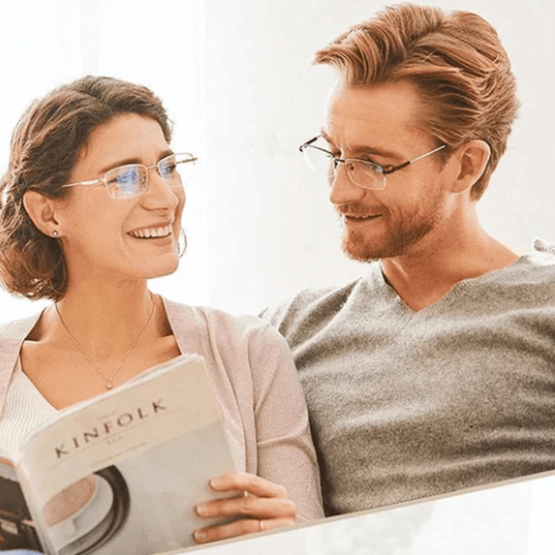 Sapphire Reading Glasses With Dual Focus And Anti Blue Light High Hardness 2024