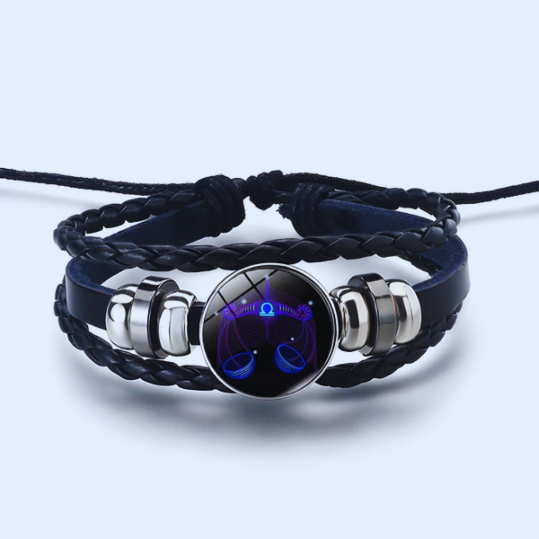 Zodiac-Armband für tägliche Ruhe und Ausgeglichenheit, fördert Frieden und Glückseligkeit