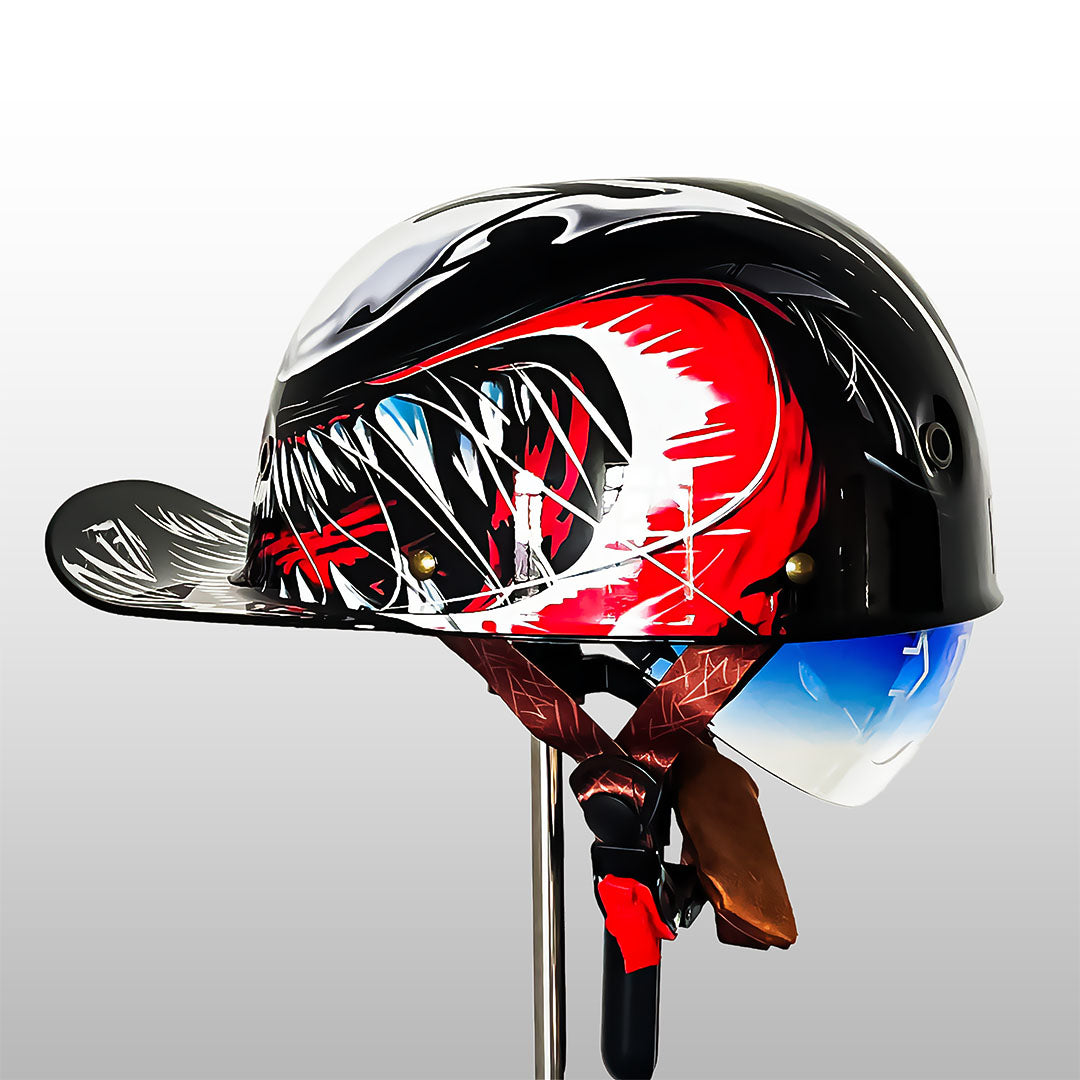AstraCap Pro hivatalos verzió baseball stílusú motoros sisak, ECE és DOT tanúsítvánnyal