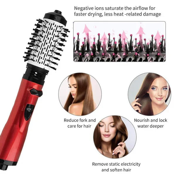 AeroGlow Hairbrush 3-In-1 For Effortless Styling And At-Home Results