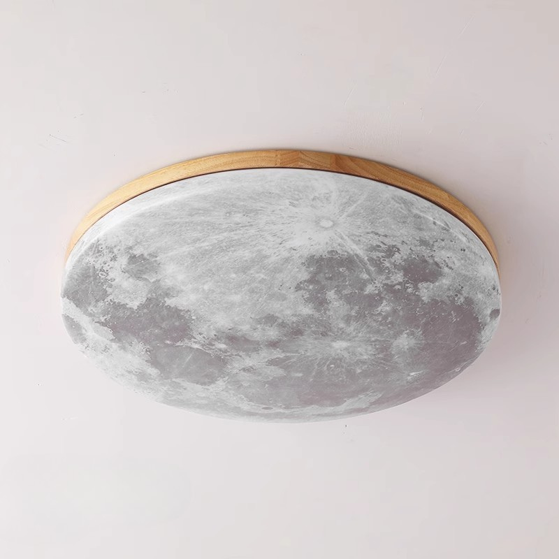Plafonnier encastré LumaSphere avec éclat chaleureux d'inspiration japonaise pour chambre