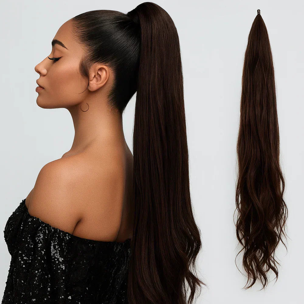 NovaLuxe Ponytail Extension For Natural Look And Modern Glamour