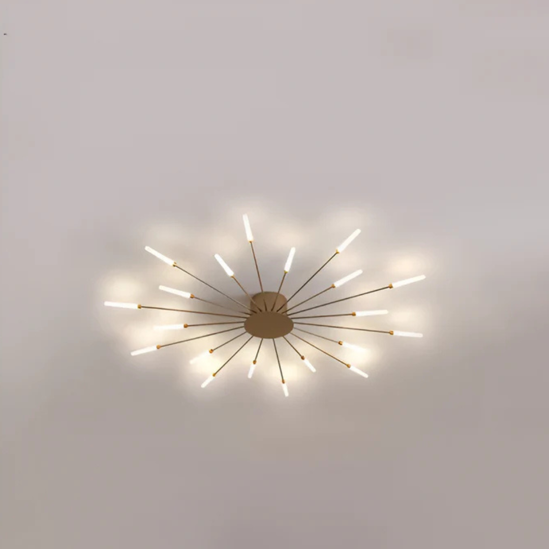AstraGlow Luxe spiraalinen LED-kattovalaisin olohuoneeseen