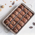 Livra tapadásmentes brownie sütő 18 szeletelős elválasztóval