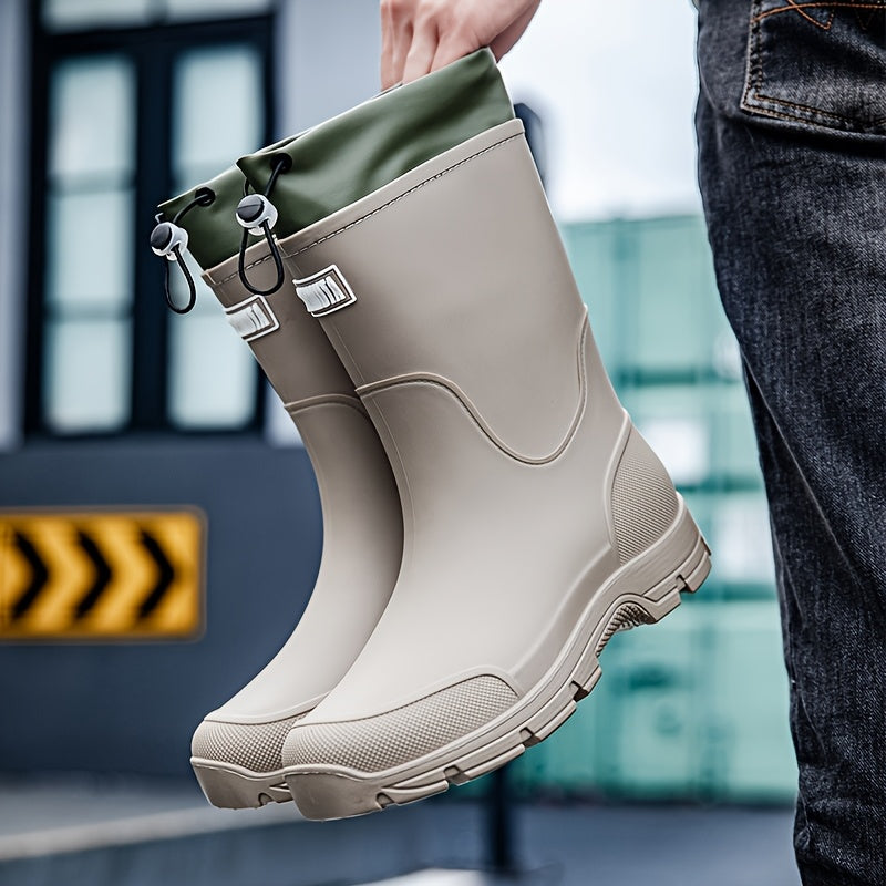 Rainstep Waterproof Mid-Calf Boots For Men And Women