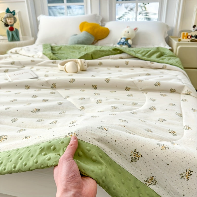 Trapunta estiva traspirante Bloomcool con design floreale leggero per il comfort del sonno