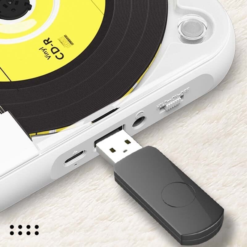 持ち運びに便利なBluetooth対応ポータブルCDプレーヤーで音楽を楽しもう