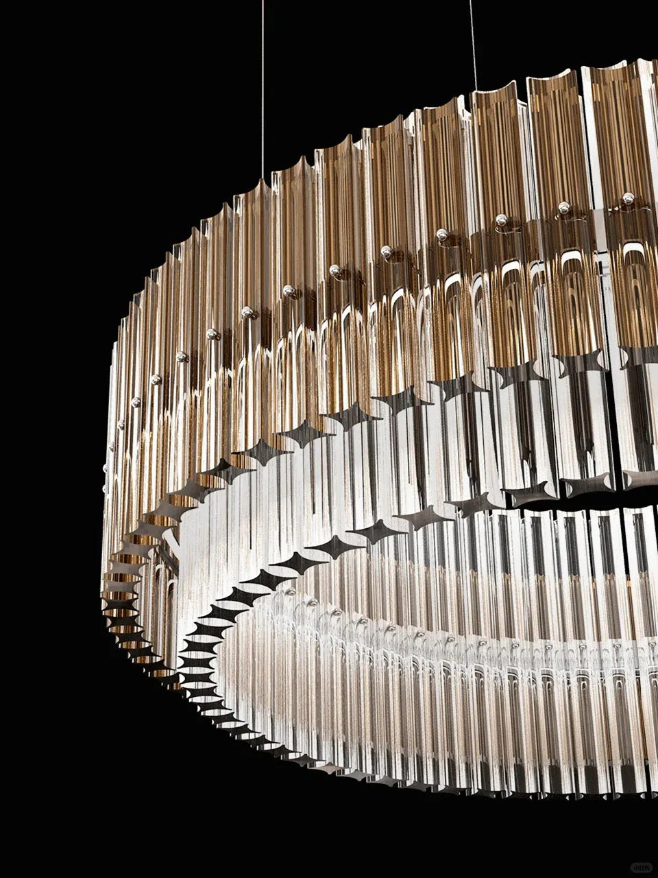 Candeeiro de Cristal em Vidro Aurelia para Iluminação Intemporal de Casa