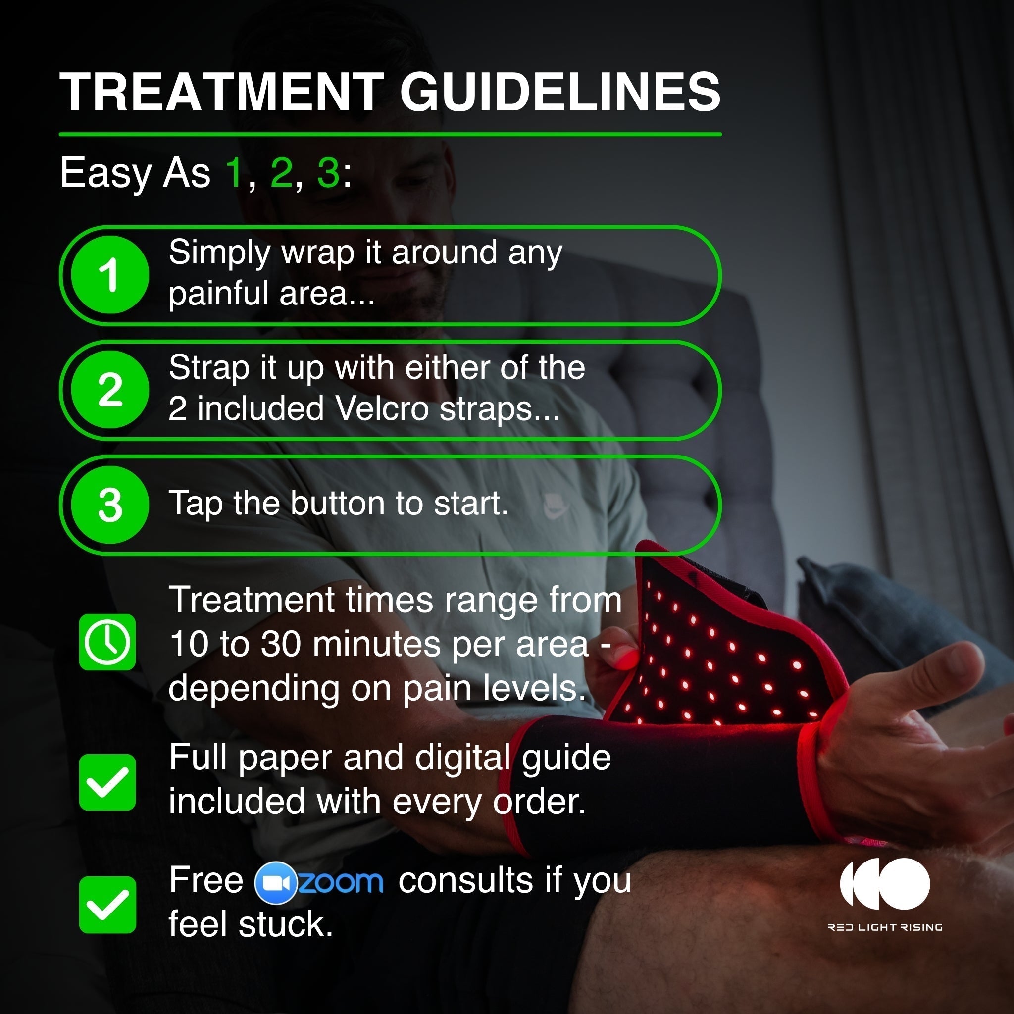 NovaGlow Cordless Infrared Light Wrap For Focused Comfort And Coverage