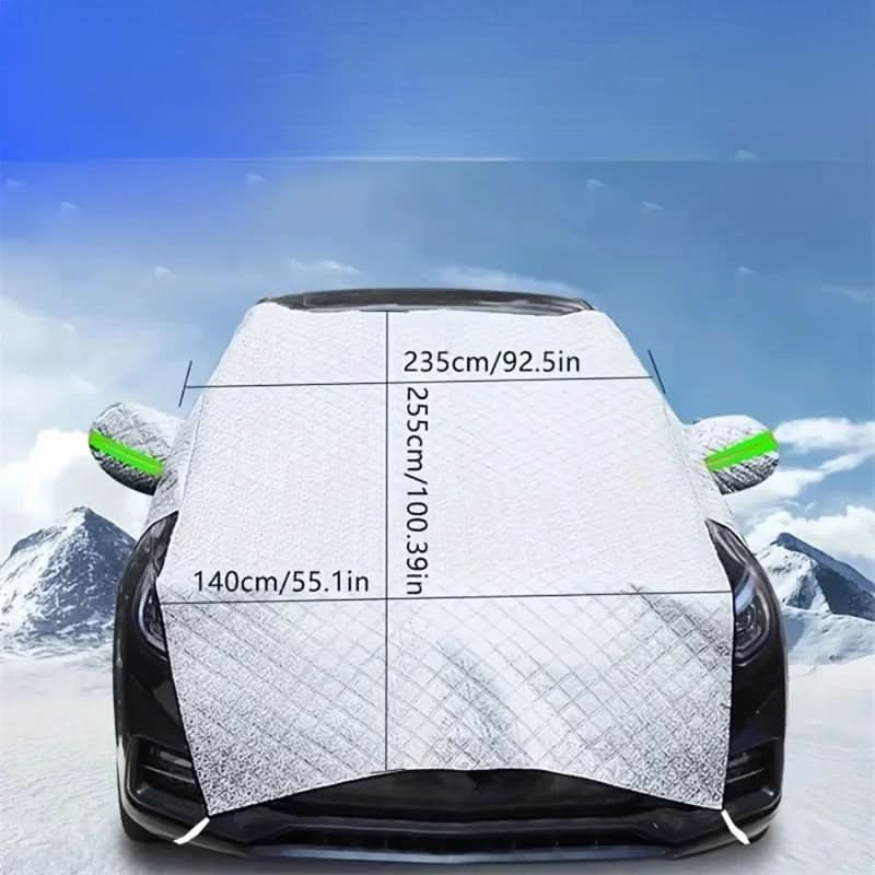 Funda para coche LumaGuard reflectante para todo clima, protección contra heladas y sol