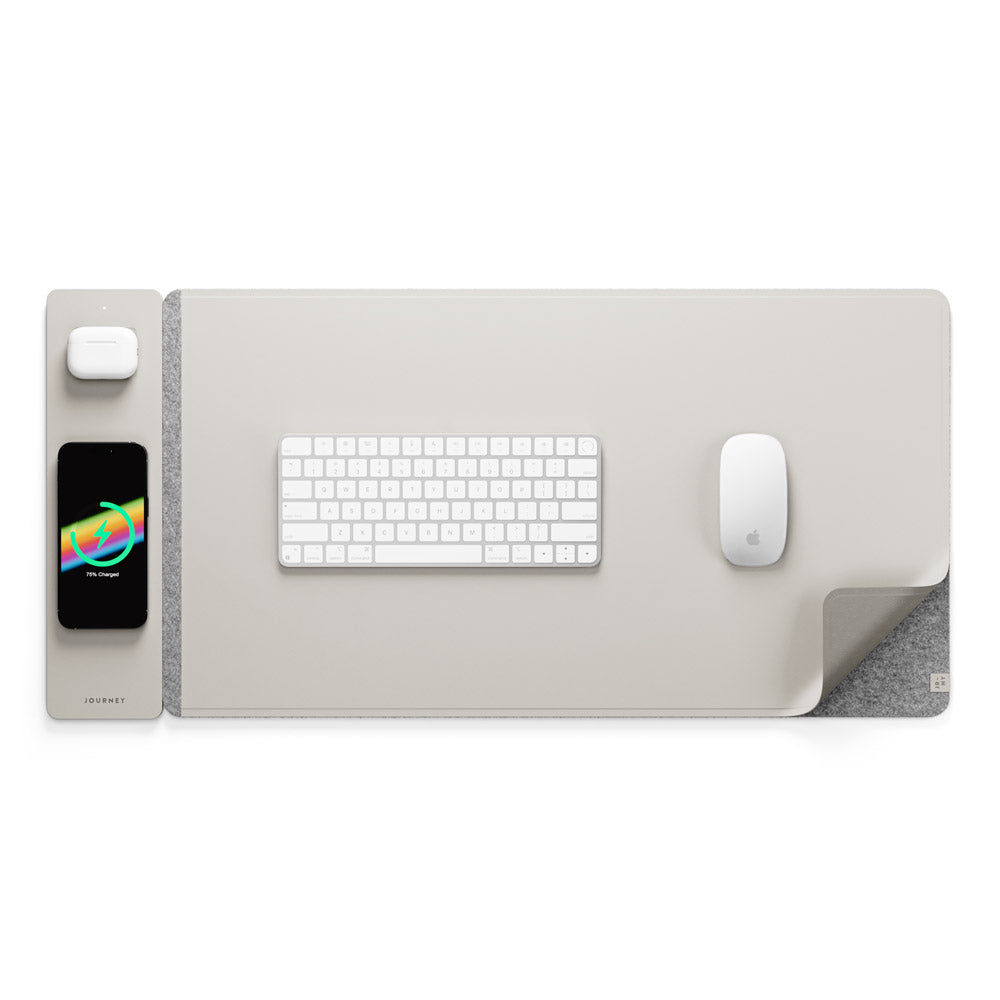Covoraș de birou NovaCharge ALTI cu încărcare wireless pentru spații de lucru moderne