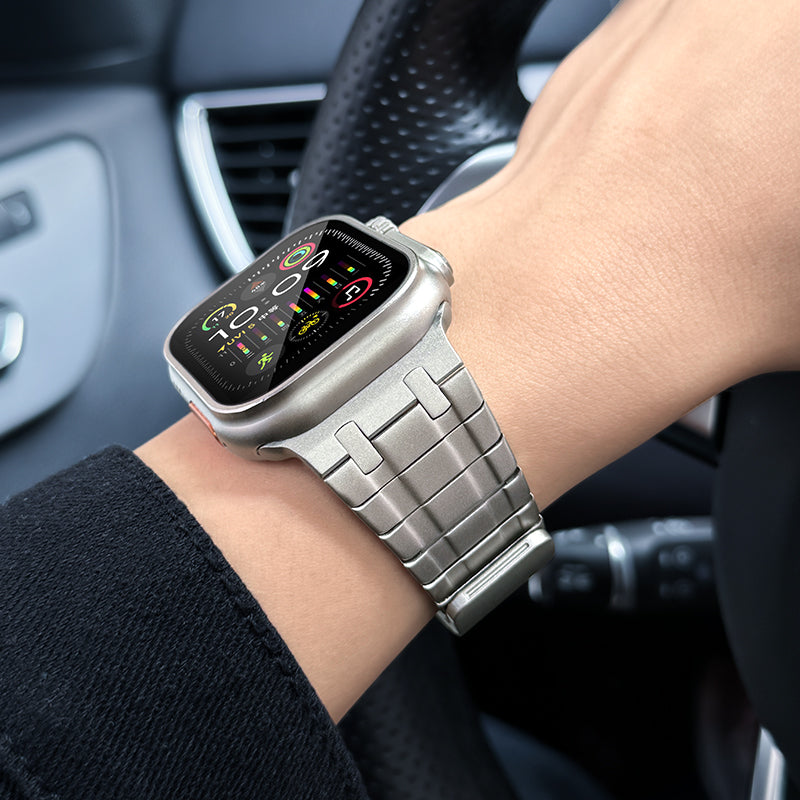 Magnetyczna opaska Apex Frosted Steel do Apple Watch