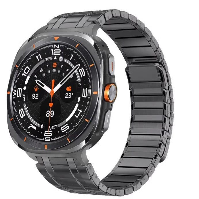 AstraFlex Buzlu Çelik Manyetik Kordon Samsung Galaxy Watch Ultra için