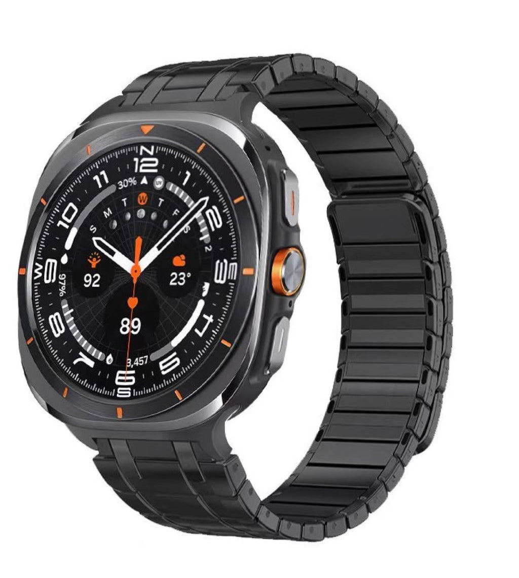 AstraFlex Buzlu Çelik Manyetik Kordon Samsung Galaxy Watch Ultra için