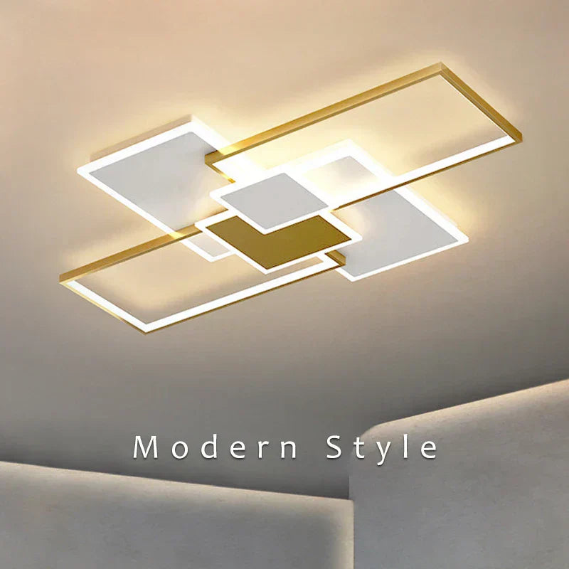 Lámpara de araña moderna LED NovaLume para habitaciones medianas de 15 a 45 m²