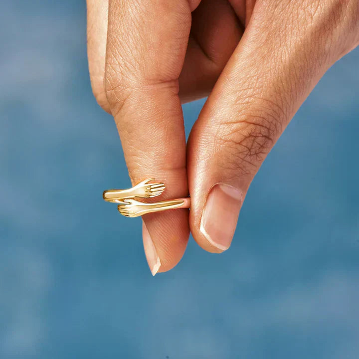 Anillo de mano abierta con ajuste ajustable para comodidad diaria