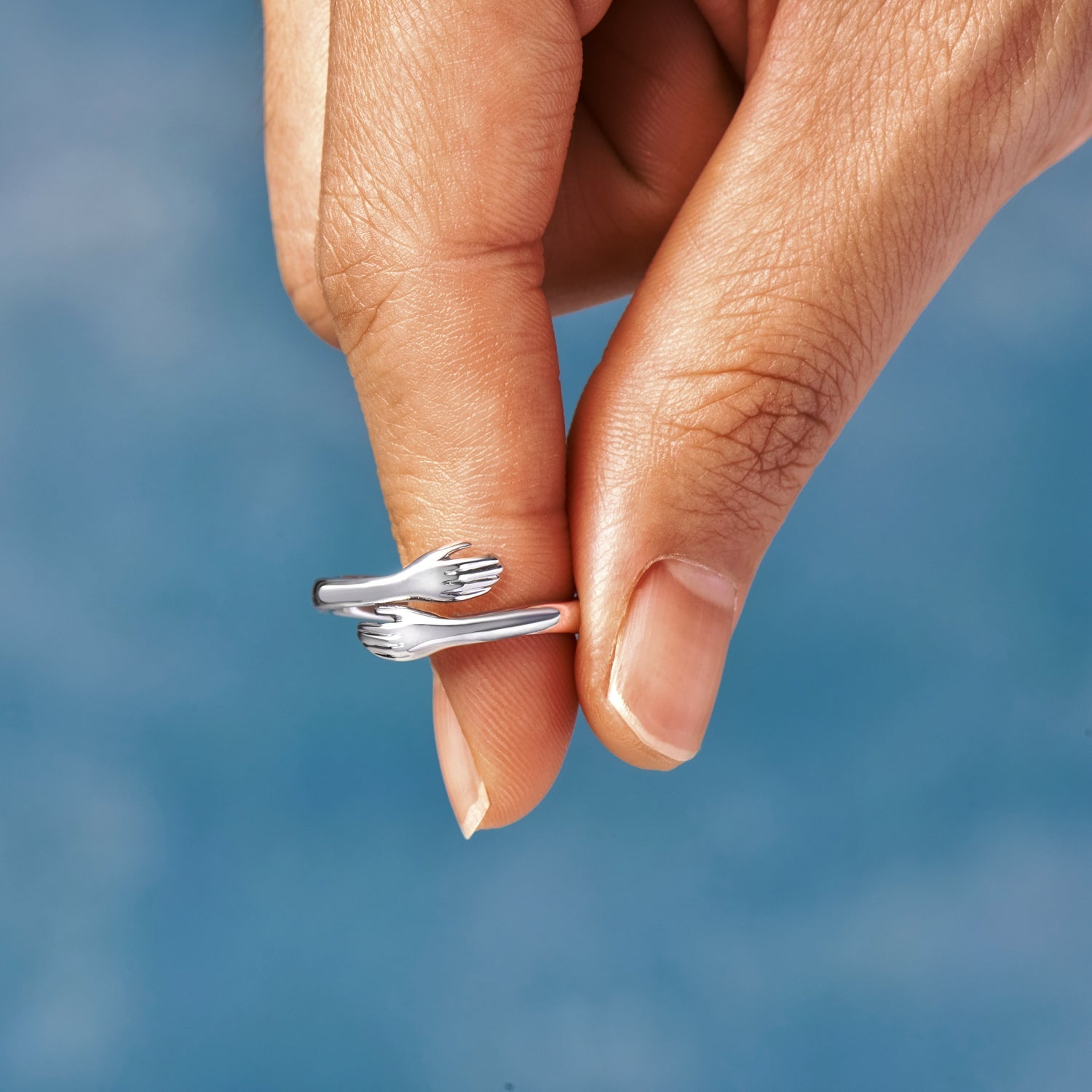 Anillo de mano abierta con ajuste ajustable para comodidad diaria
