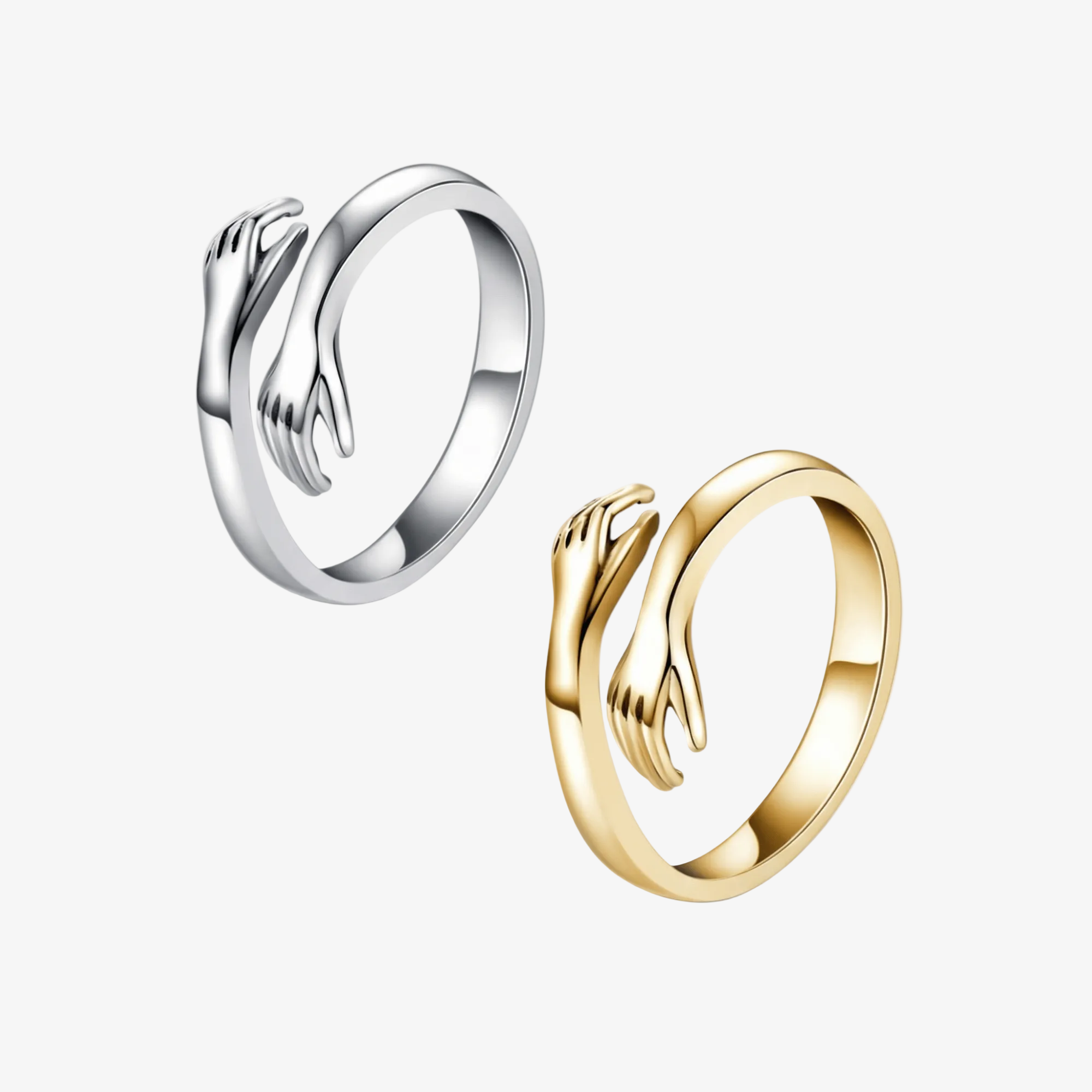 Anillo de mano abierta con ajuste ajustable para comodidad diaria