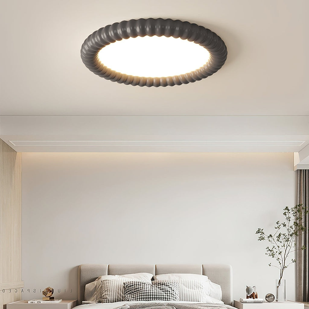 AeroFlow Moderne Taklampe Med Bølget Mønsterdesign