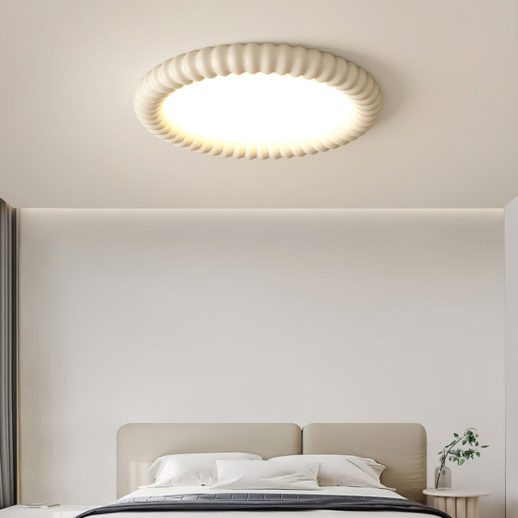 AeroFlow Moderne Taklampe Med Bølget Mønsterdesign