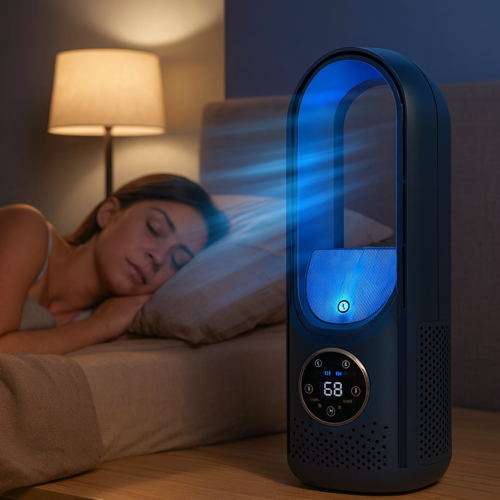 Air Conditioner Bladeless Portable Cooler Quiet Energy Efficient