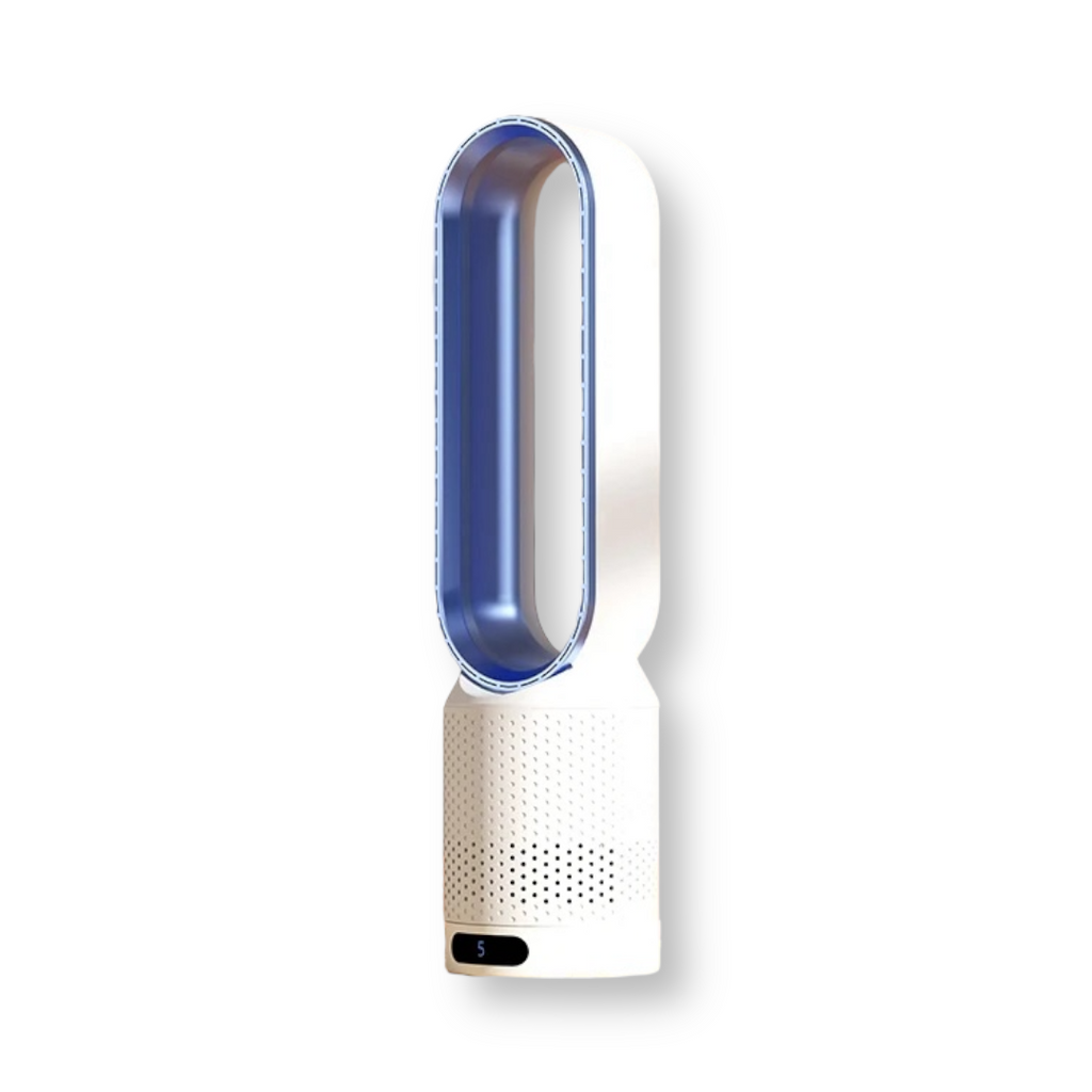 Purificador de aire inteligente sin aspas y ventilador de enfriamiento para hogar y oficina