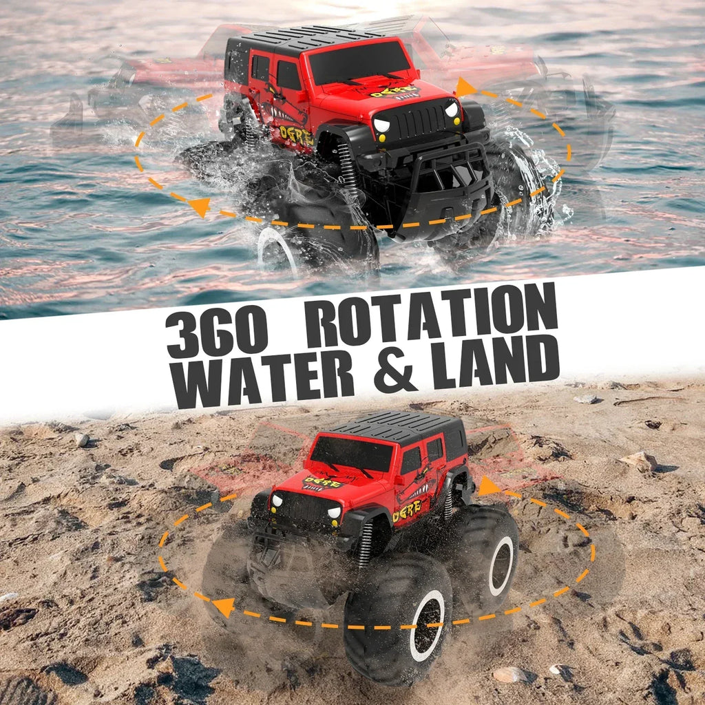 AquaRover Amphibious RC Car For Water And Land Stunts
