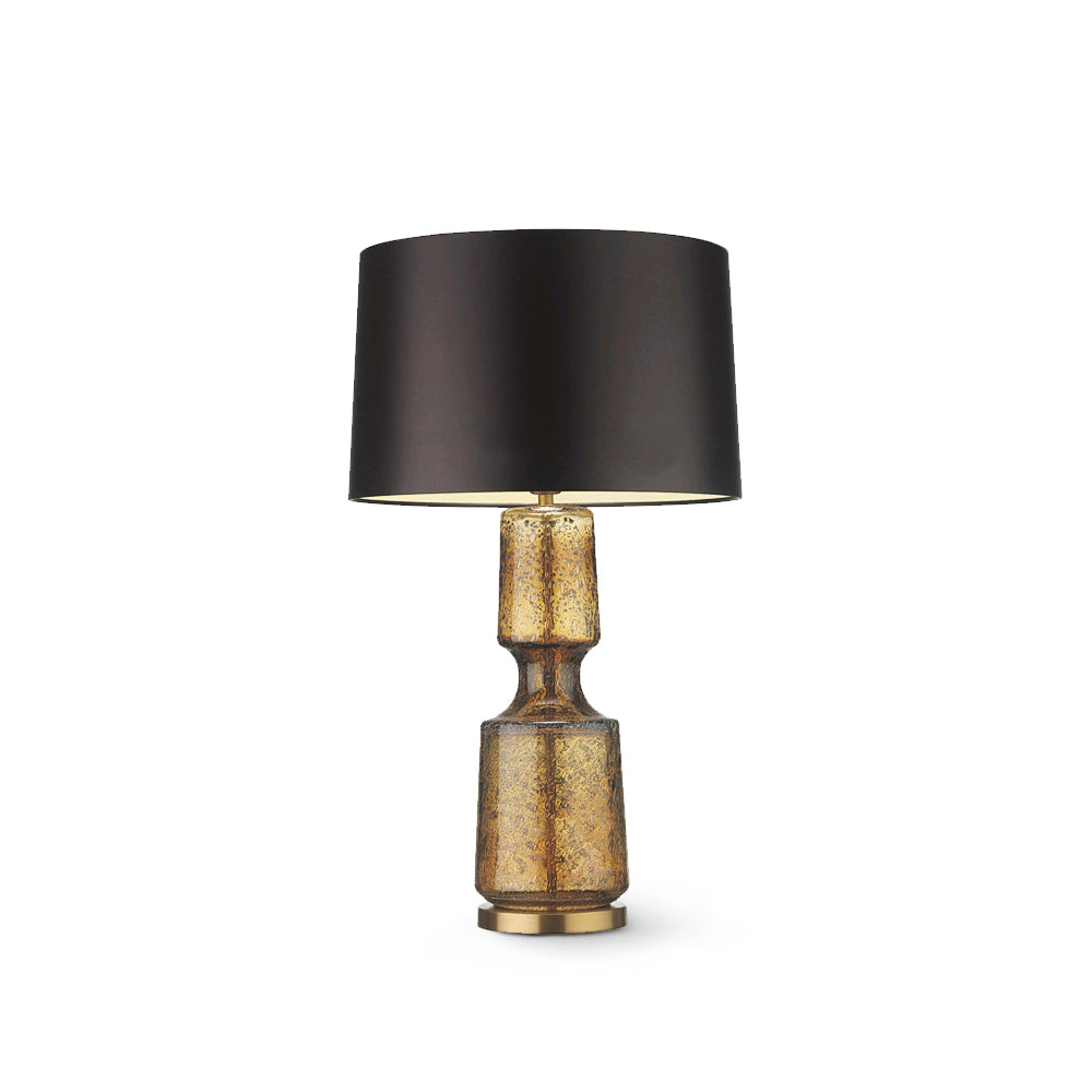 Aurora metall- og glassbordlampe for hjem og kontor med myk stemningsbelysning