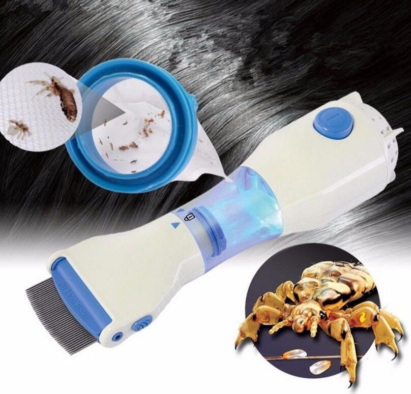 LiceFree Pro Elektrischer Läuseentferner mit vier Aufsätzen und Staubsauger