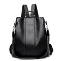 Vintage Leather Backpack For Women With Secure Design For Daily Use