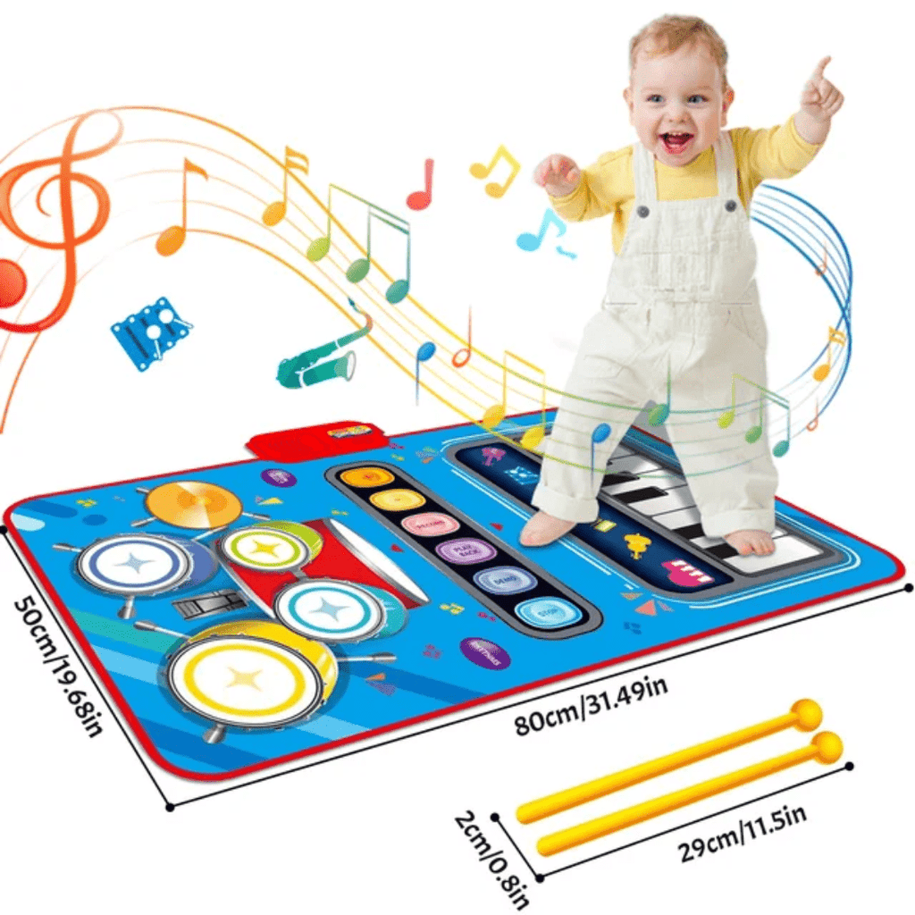 Alfombra Musical Interactiva SonataPlay Para Niños Con Cinco Instrumentos Desarrolla Habilidades Motoras